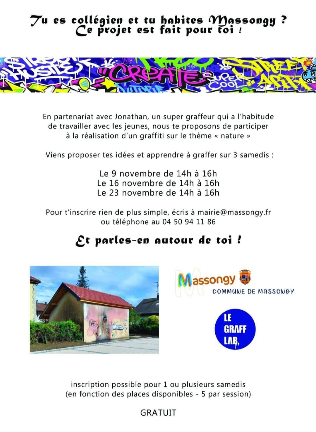 Image de couverture - Atelier "graff" ados