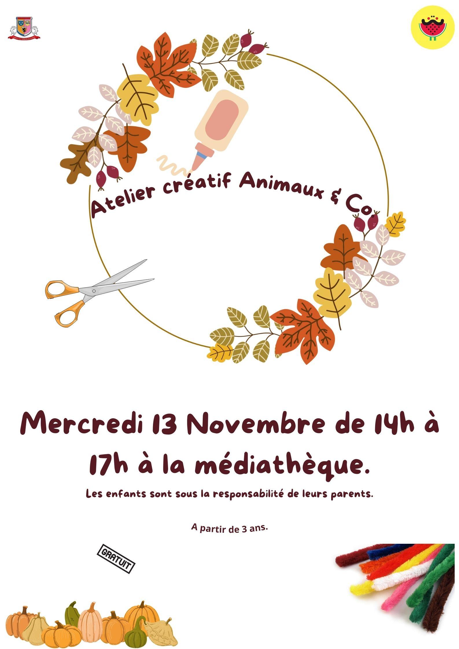 Image de couverture - Date du prochain atelier à la médiathèque