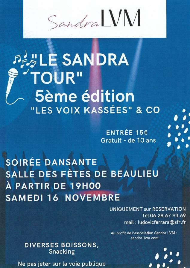 Image de couverture - LE SANDRA TOUR - 5ème Edition