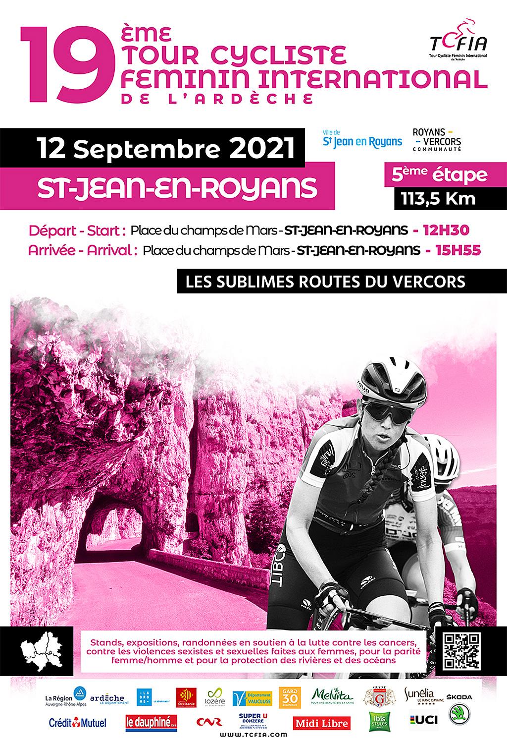 Image de couverture - Saint Jean/Saint Jean, l'étape phare du Tour Cycliste Féminin International de l’Ardèche dimanche 12 septembre !
