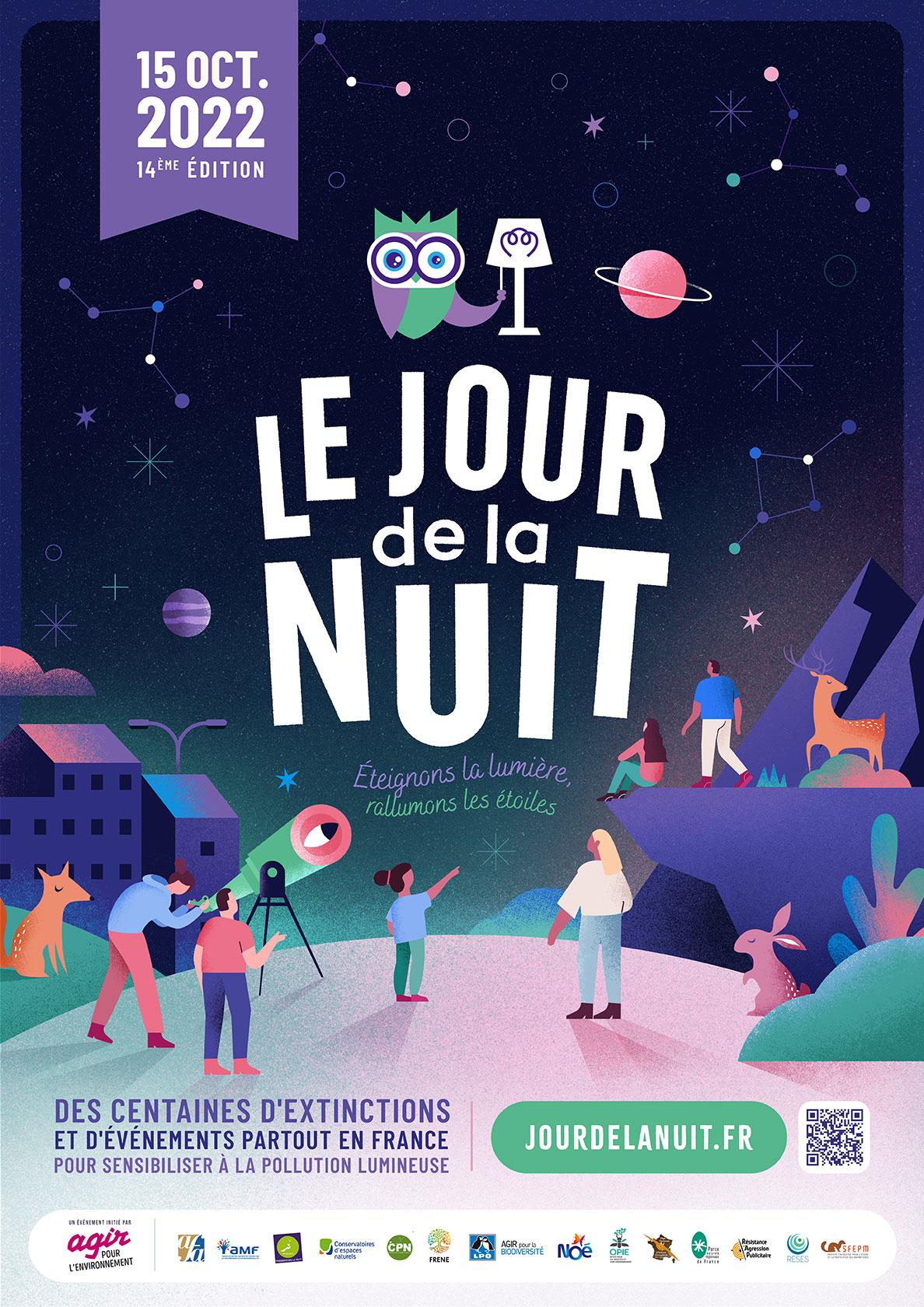 Image de couverture - SAVE THE DATE - jour de la Nuit 2022 - 15 OTCTOBRE 2022