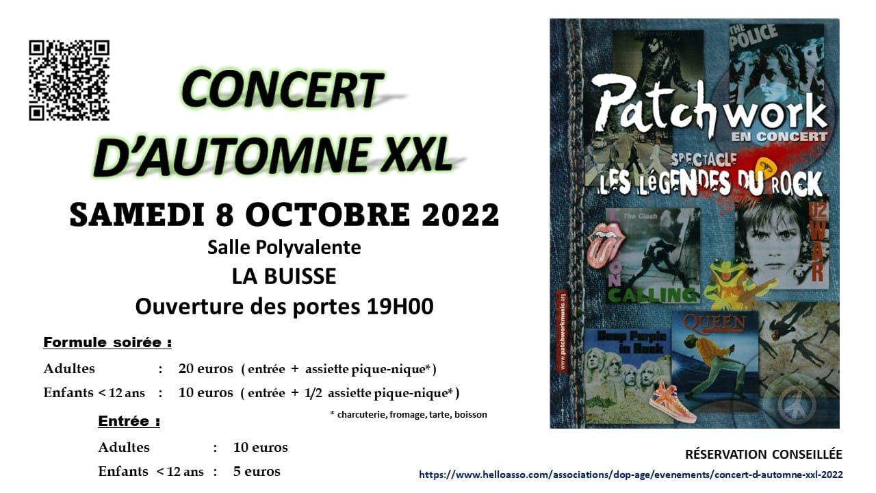 Image de couverture - Concert d'automne XXL : Patchwork, les légendes du rock