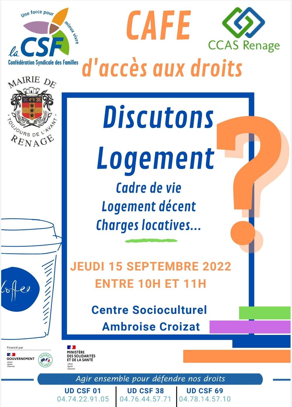 Image de couverture - [CAFÉ D'ACCÈS AUX DROITS]