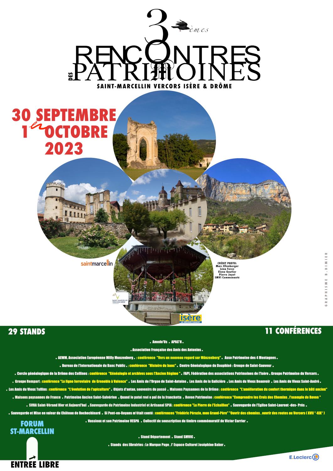 Image de couverture - 3EMES RENCONTRES DES PATRIMOINES