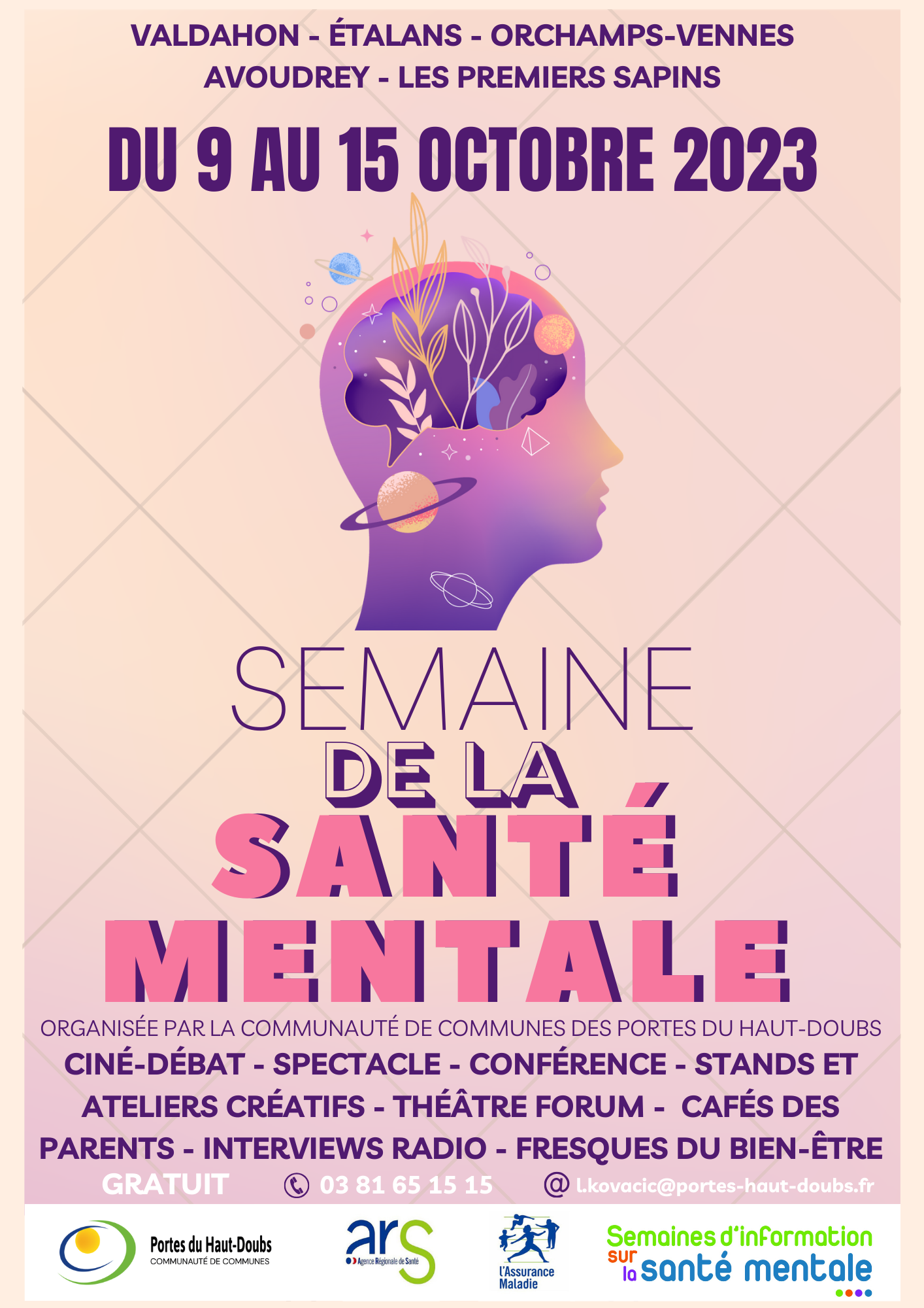 Image de couverture - Communauté de Communes des Portes du Haut-Doubs - Semaine de la Santé Mentale