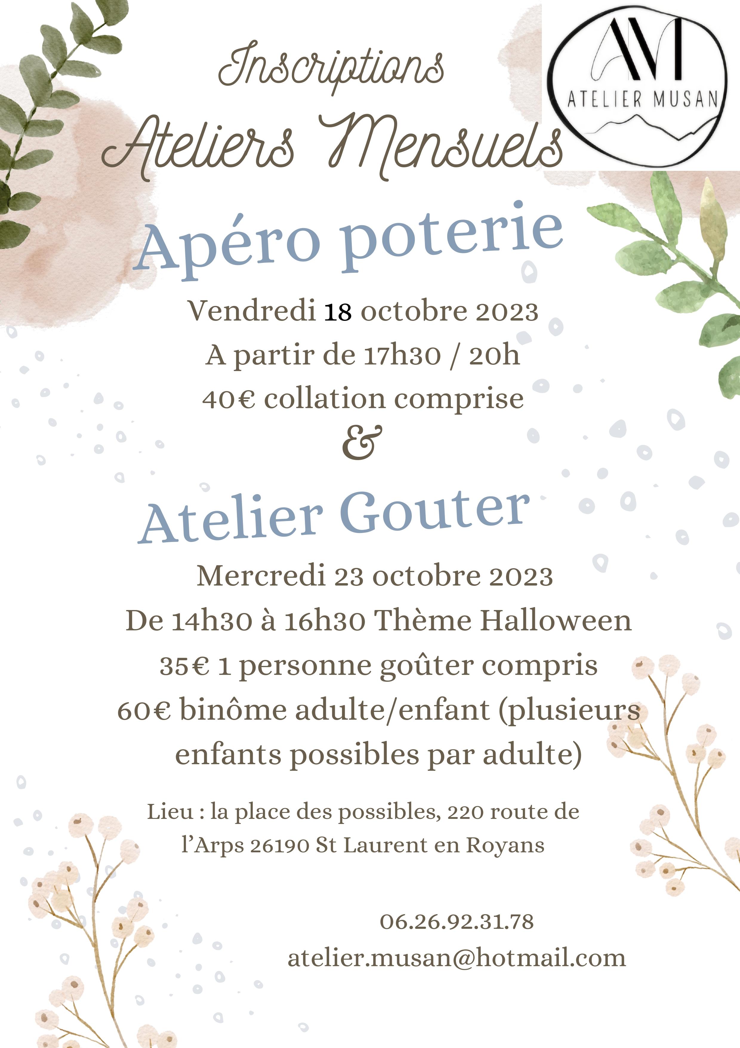 Image de couverture - Atelier poterie « La Place des Possibles » !