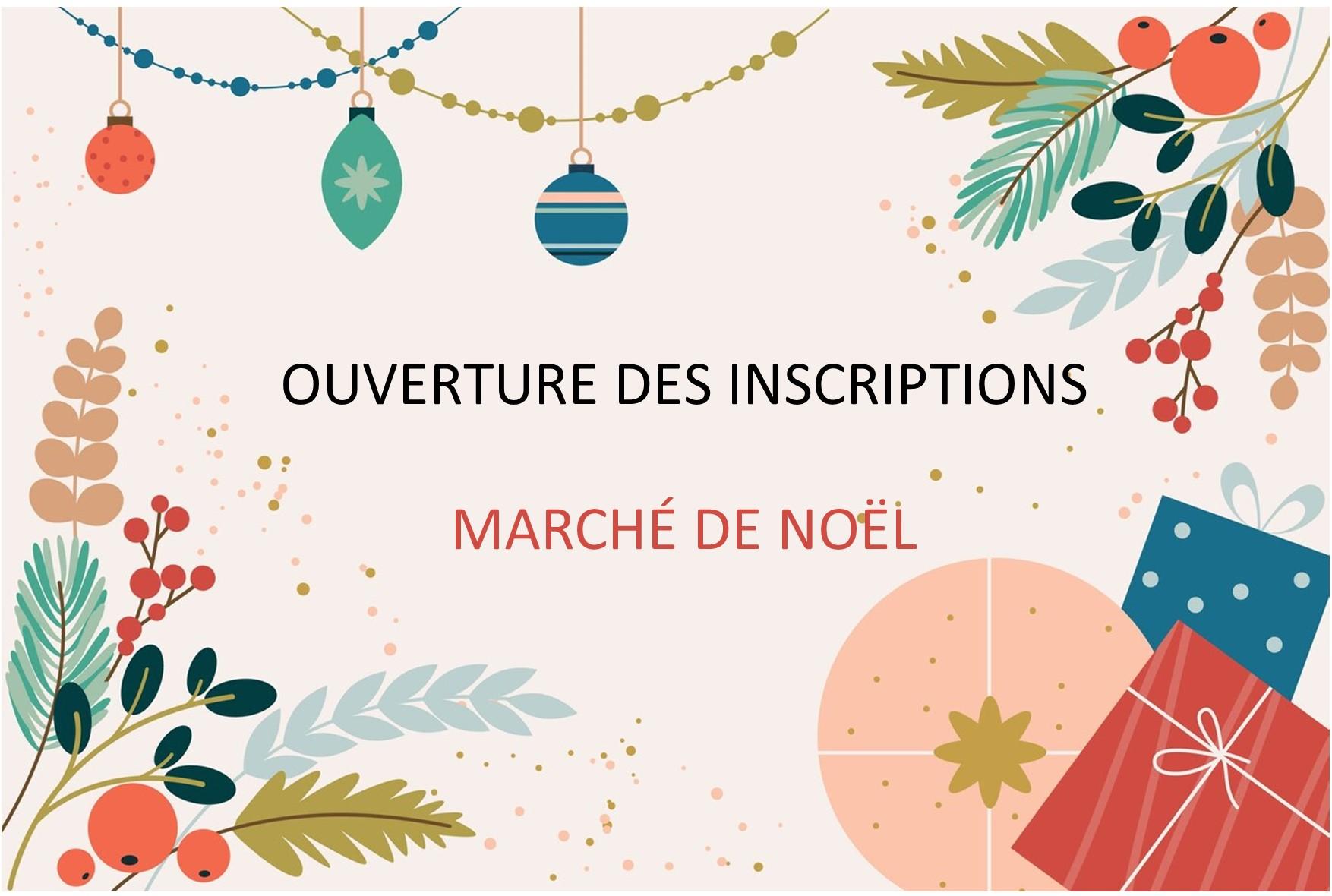 Image de couverture - Inscriptions au Marché de Noël